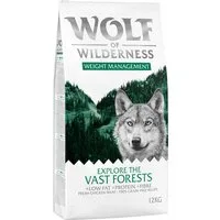 Multipack risparmio! 2 x 12 kg Wolf of Wilderness Explore Crocchette per cani - Explore The Vast Forests - Weight Management