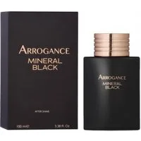 Arrogance Mineral Black - Lozione Dopobarba Legnosa E Speziata 100 Ml – Nero