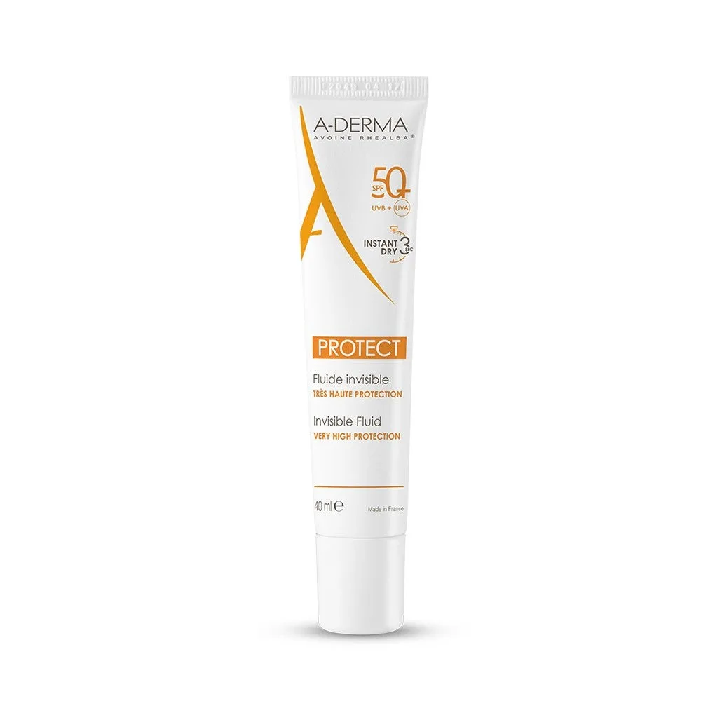A-Derma Fluido Protect SPF 50+ 40 ml — Solare