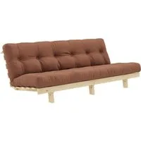 Canapé-lit Lean 130x190 Brut/759 Brun Argile – S