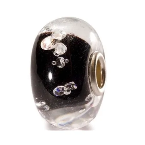 Charm Beads Trollbeads Diamante Nero Universale TGLBE-00029 – Donna