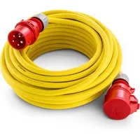 Trotec Câble de rallonge professionnel 20 m / 400 V / 2,5 mm² - Fabriqué en Allemagne