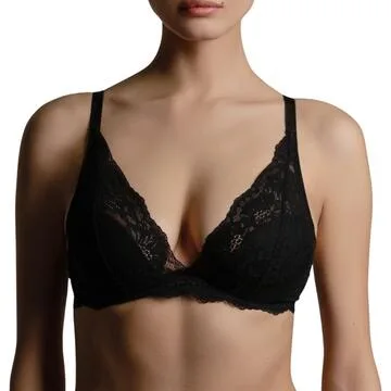 BALCONCINO IMBOTTITO IN PIZZO 3D LEPEL BELSENO ESSERE 495 – Nero · Donna
