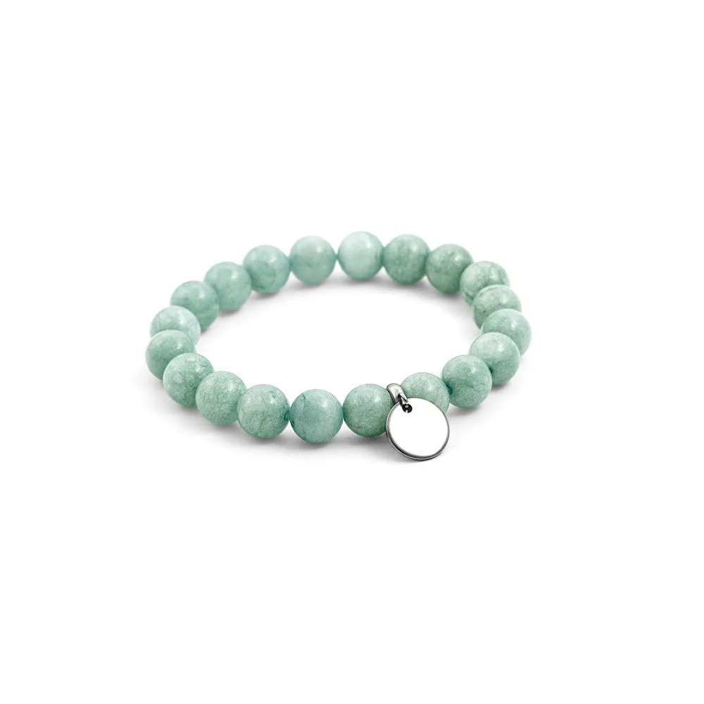 Agato Bracciale giada verde MINK32/17 — Bracciale – Unisex