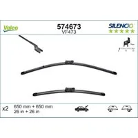 VALEO Spazzola tergi anteriore 574673 Tergicristalli,Spazzole tergicristallo OPEL,PEUGEOT,CHEVROLET,ASTRA J,Astra J Sports Tourer (P10)