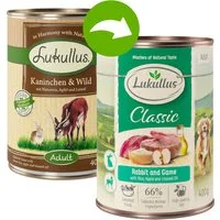Lukullus 24 x 400 g - Mix 2 Senza Cereali (3 gusti) – Bambino