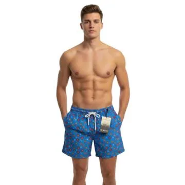 PANTALONCINO MARE FANTASIA MAIOLICA BE MISTIC 24118 – Blu · Uomo