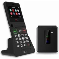 Returned Resale - TT660 Flip Mobile with Dock Charger, Vodafone SIM