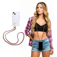 Tracolla smartphone e borsetta rossa oro 120 cm – Fashionally