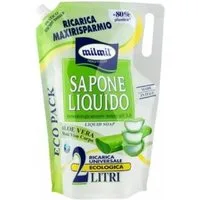 Mil Mil Sapone Liquido All'Aloe Vera Ecoricarica Da 2 L