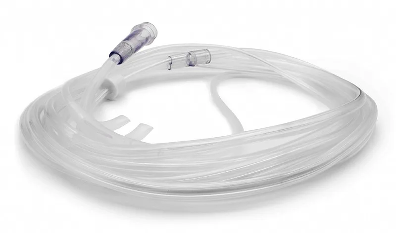 Cannula nasale a cravattino - tubo morbido di 10 m, per adulti