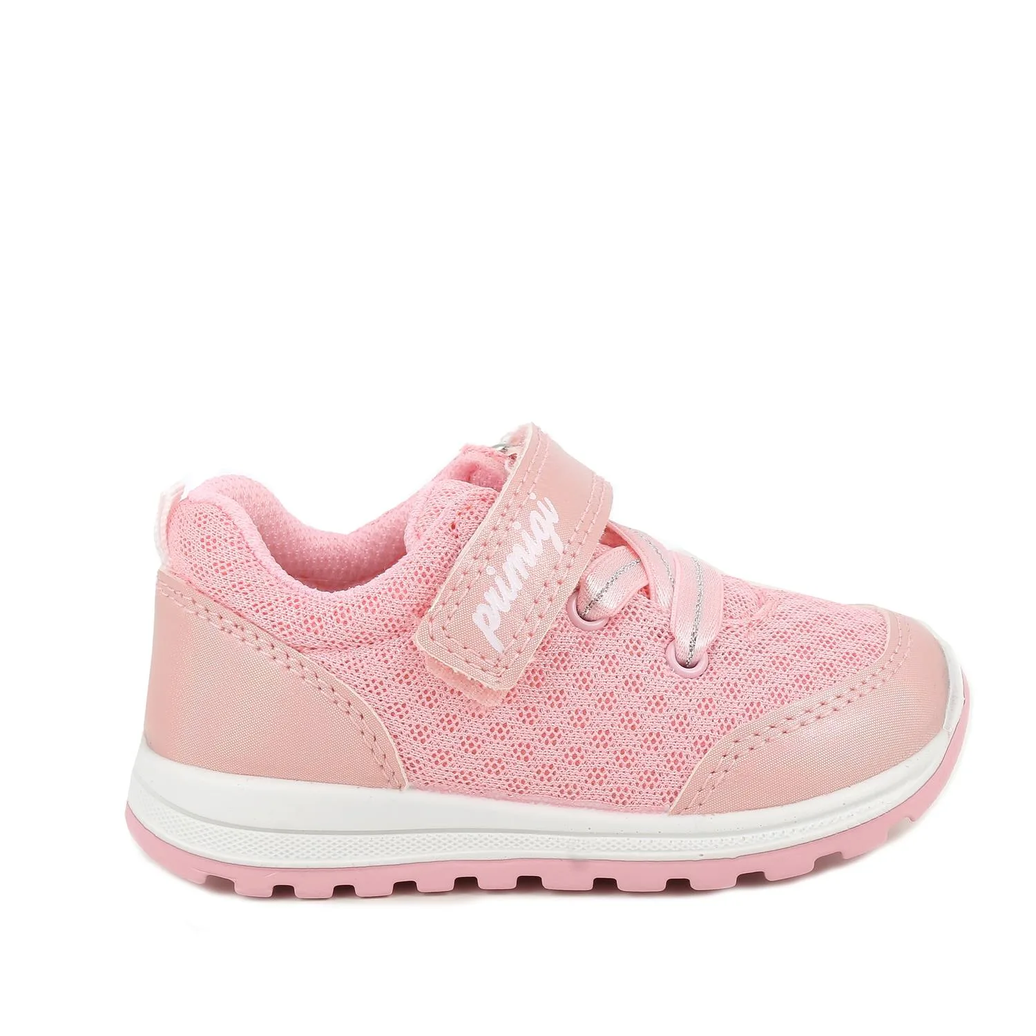Primigi Sneakers da bambina rosa e rosso con strap, Taglia 20