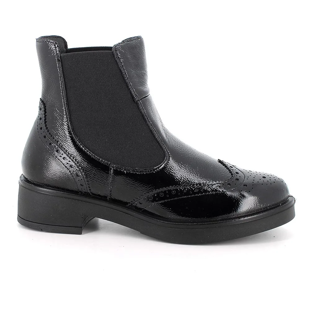 Stivaletti beatles da donna nero con elastico, Taglia 37 - IgieCo