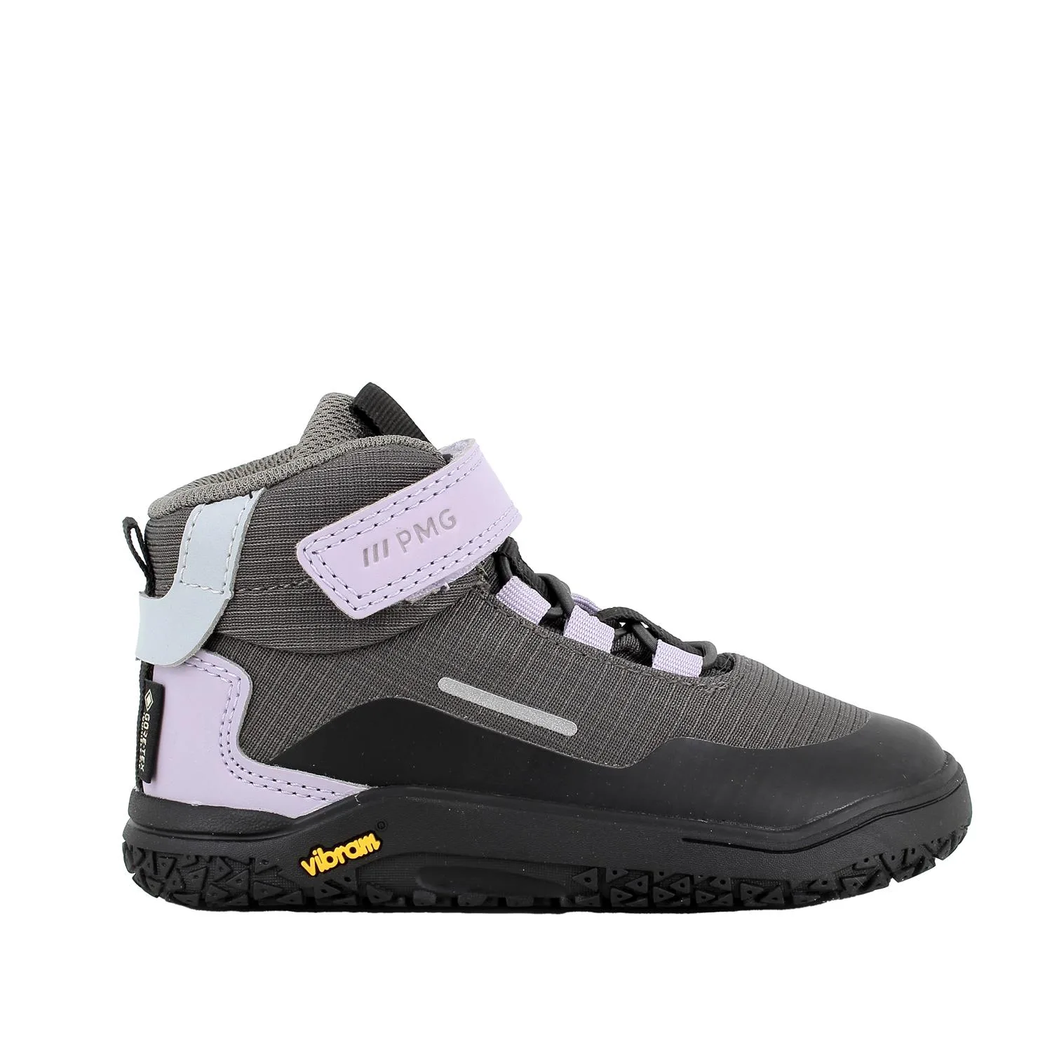 Primigi Sneakers da bambina grigio e viola con strap, Taglia 35