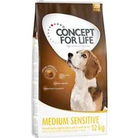 Concept for Life Medium Sensitive Crochette per cane - Set %: 2 x 12 kg – Verde