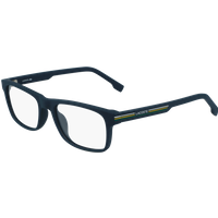Lacoste Uomo Lacoste L2886 401 Montature da vista Bio-iniettato Blu  Squadrata Normale Fotocromatiche
