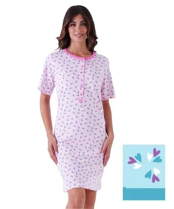 Camicia da notte donna a manica corta Karelpiu KE0107 – S