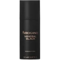 Arrogance Mineral Black - Deodorante Spray Minerale 150 Ml – Nero · Uomo