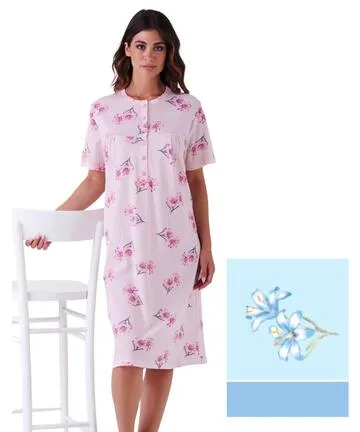 Camicia da notte donna a manica corta Karelpiu KE0009