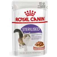 Royal Canin 24 x 85 g Alimento umido per gatti - Sterilised in Salsa – Bambino
