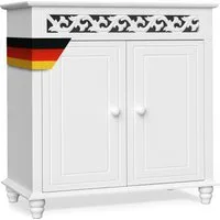 Ladekast Jersey Wit Hout 76x65x35cm – 35x76x65cm