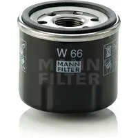 MANN-FILTER Filtro olio Filtro ad avvitamento W 66 Filtro olio motore,Filtro dell’olio RENAULT,NISSAN,DACIA,Clio III Schrägheck (BR0/1, CR0/1)