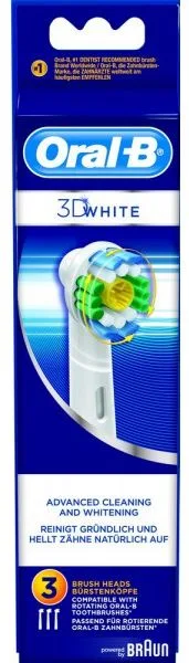 Testina Spazzolino Oral-B 3D WHITE EB18-3 - 3 pz. – Bianco