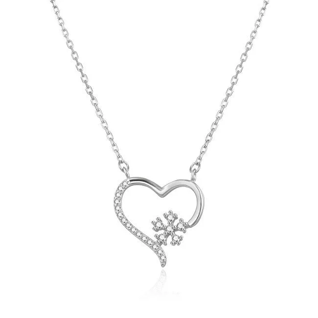 Agato Collana cuore argento AGS1567/47 — Collana – Donna