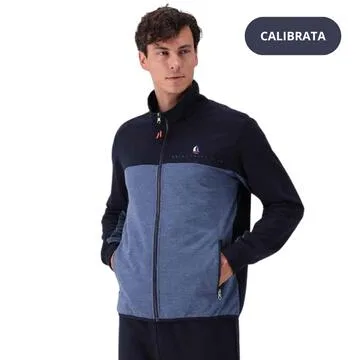 TUTA UOMO CALIBRATA IN COTONE CON ZIP FRATELLI CAMPAGNOLO 78582 (56-64) – Blu