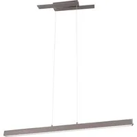 Lampadario LED finitura nickel opaco Belfast Trio