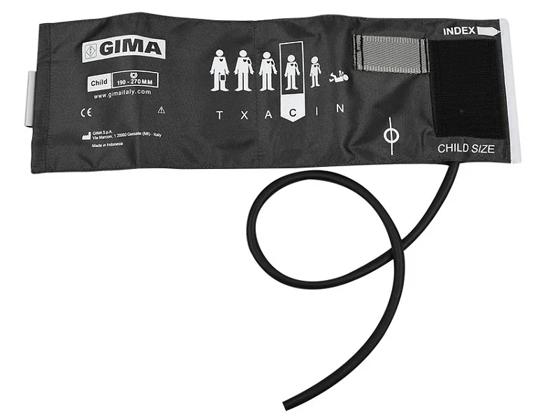 Bracciale pediatrico + polmone in tpu 1 tubo – Grigio
