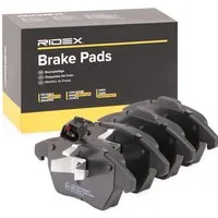 RIDEX Kit pastiglie freno Assale anteriore 402B0009 Kit pastiglie freno, freno a disco,Pastiglie freni VW,AUDI,SKODA,Polo Schrägheck (6R1, 6C1) – XL
