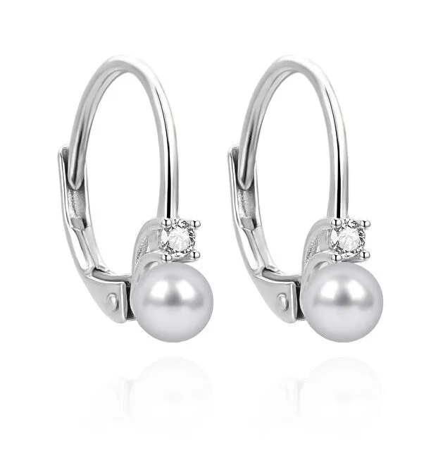 Agato AGUC3513P-G Orecchini in Argento con Perla d'Acqua Dolce — Orecchini – Donna