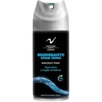 Nazionale Italiana Deodorante Spray Uomo al Pepe Nero e Foglie di Vetiver 150 ml