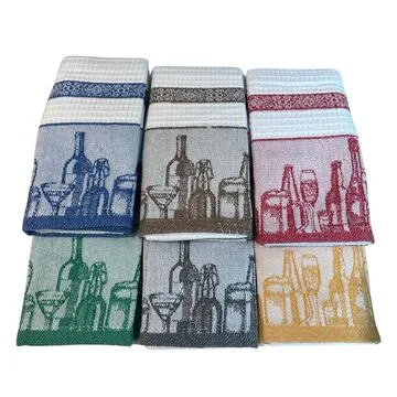 SET 6 STROFINACCI CUCINA DI COTONE NIDO DAPE KRISTY KUVEE HOME