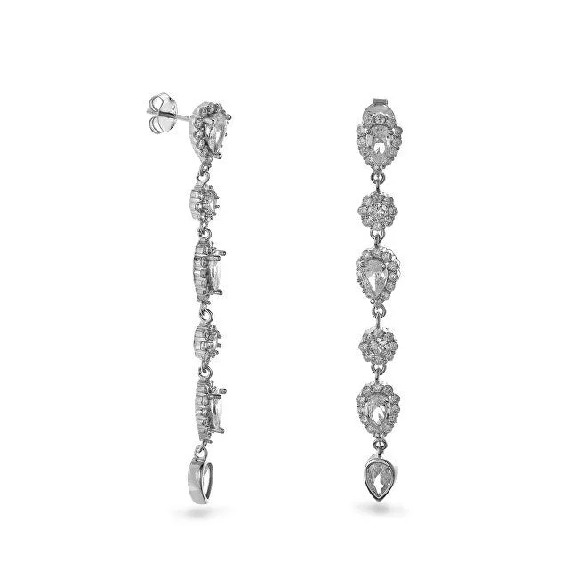 Again jewelry Orecchini lunghi cubic zirconia AJNS0057 — Orecchini – Argento · Donna