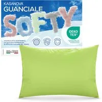 Cuscino guanciale fiocco memory Softy verde acido