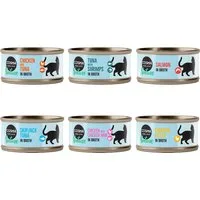 Cosma Nature Pacco misto umido per gatto - 6 x 70 g Adult: 2 gusti Tonno + 3 gusti Pollo + 1 gusto Salmone