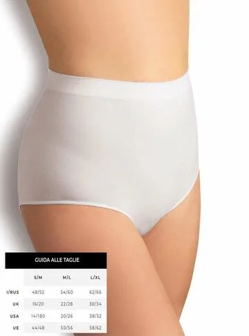 Culotte donna CALIBRATA in microfibra Intimidea 310727 – Bianco · S