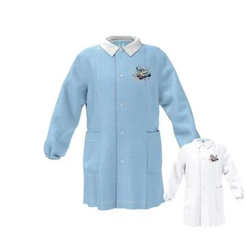 GREMBIULE ASILO BAMBINO SIGGI 33GR4348 RICAMO AUTO – Blu