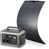 ALLPOWERS Generador Solar 600W (R600 + SF100 Panel Solar Flexible 100W )