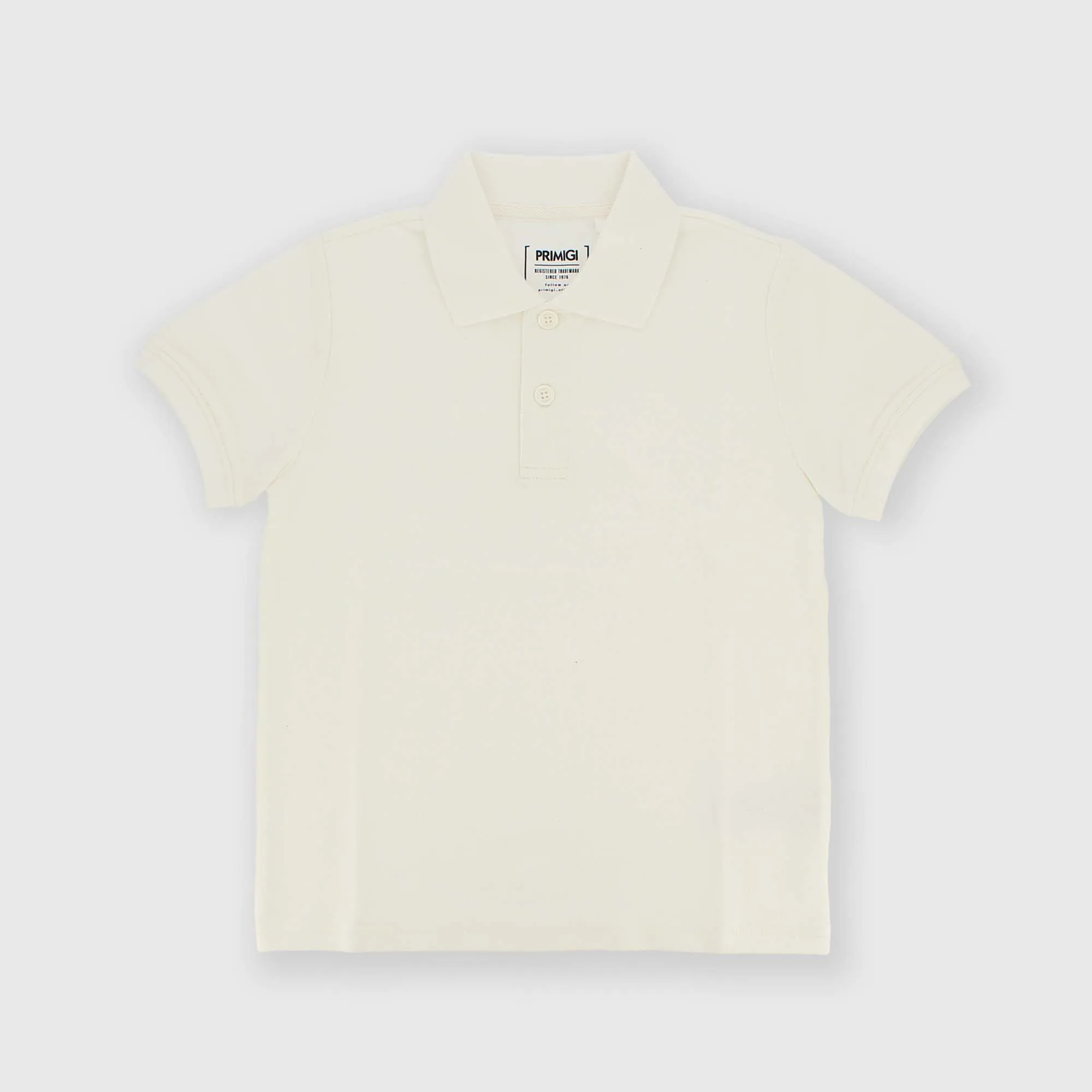 Primigi Polo in cotone piquet unisex bianco, Taglia 6