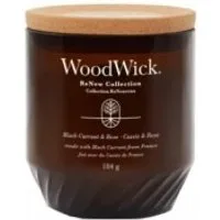 Woodwick Black Currant & Rose Candela Profumata Media 181 G