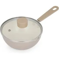 Wok 16 cm Mini Fantasy con coperchio beige