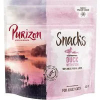 Purizon Snack per gatti Anatra con Pesce - senza cereali - 40 g