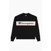 Champion Felpa Palestra Crop Logo Nero Donna S