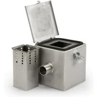 Trotec Chambre de fumée en acier inoxydable V2