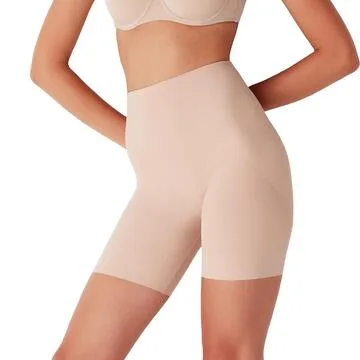 Ciclista donna vita alta antisegno modellante in micro taglio laser Cotonella CD033 – Beige