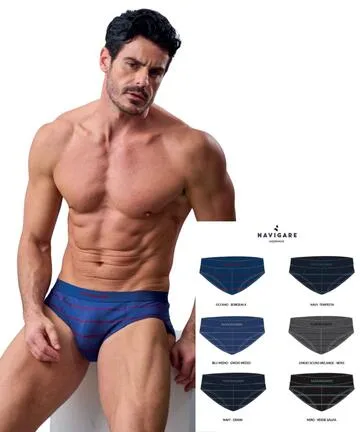 Slip uomo in cotone elasticizzato Navigare 21527