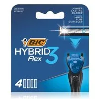 Bic Flex3 Hybrid 4 Lame Di Ricambio